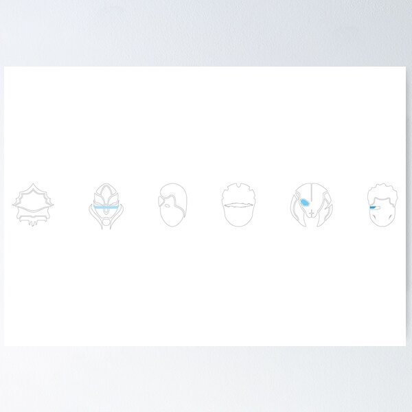 Item preview, Andromeda Initiative Companions (White) designed and sold by cassiarose.