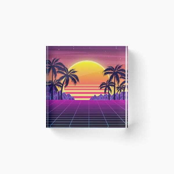 Item preview, Glorious Scarlet Sunset Synthwave designed and sold by MaiZephyr.