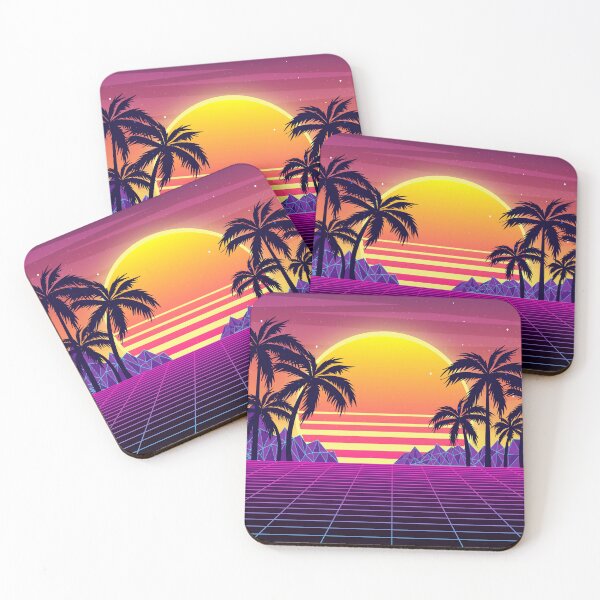 Item preview, Glorious Scarlet Sunset Synthwave designed and sold by MaiZephyr.