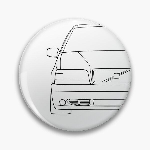 Item preview, 850 T5 Sedan black lines designed and sold by EdimDesign.