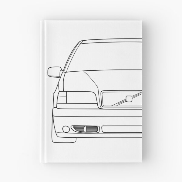 Item preview, 850 T5 Sedan black lines designed and sold by EdimDesign.