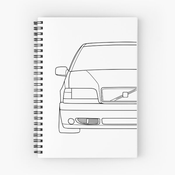 Item preview, 850 T5 Sedan black lines designed and sold by EdimDesign.