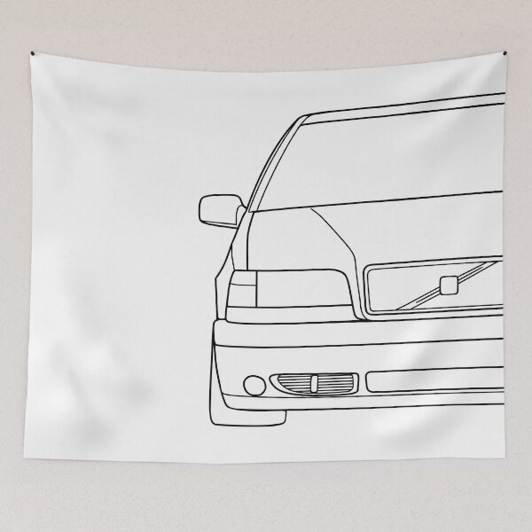 Item preview, 850 T5 Sedan black lines designed and sold by EdimDesign.