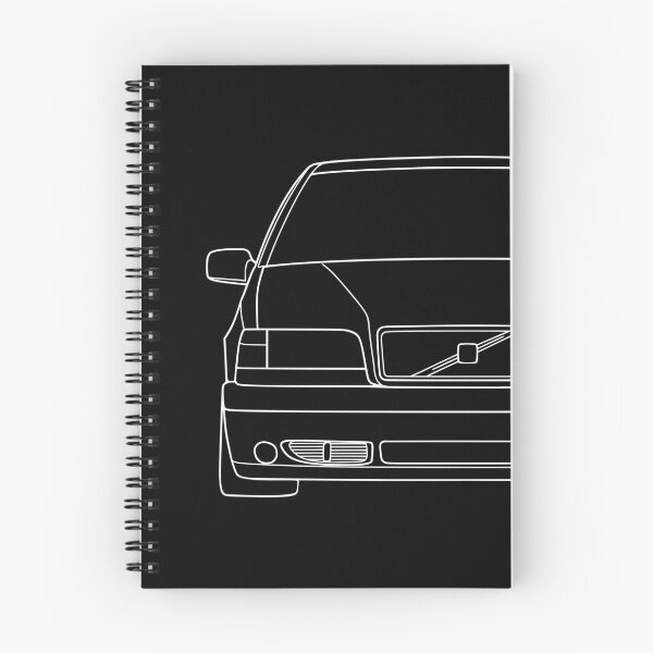 Item preview, 850 T5 Sedan white lines designed and sold by EdimDesign.