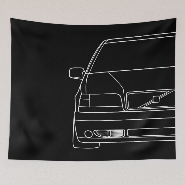 Item preview, 850 T5 Sedan white lines designed and sold by EdimDesign.