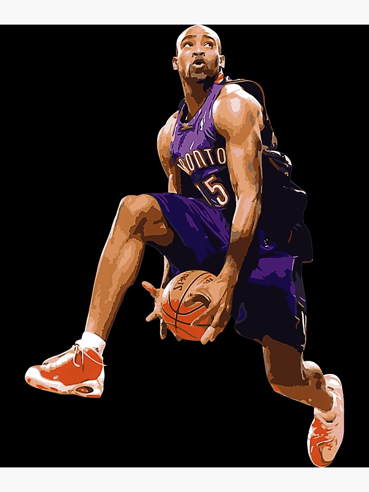 Vince Carter Jersey Art Board Print for Sale by Basketballdream