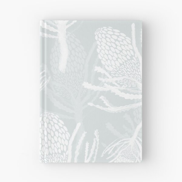 Item preview, Seamless White Protea on Light Turquoise designed and sold by Crimson-thyme.