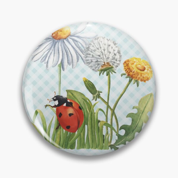 Item preview, Beautiful ladybird and gingham, cottagecore aesthetic collection 2 of 2 designed and sold by Orianah.