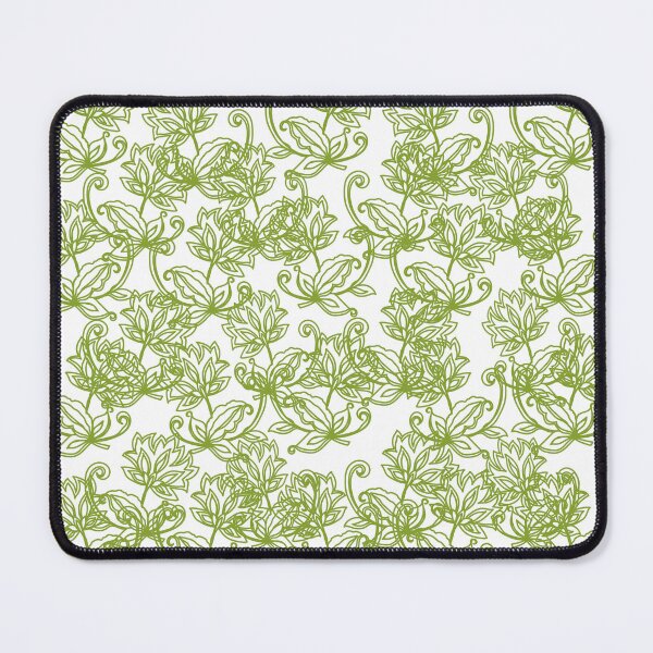 Item preview, Jacobean Flowers Green designed and sold by Manitarka.