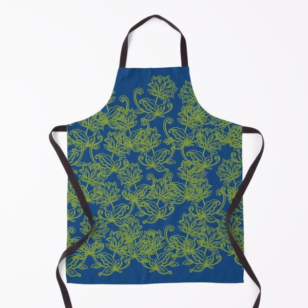 Item preview, Jacobean Flowers Green designed and sold by Manitarka.