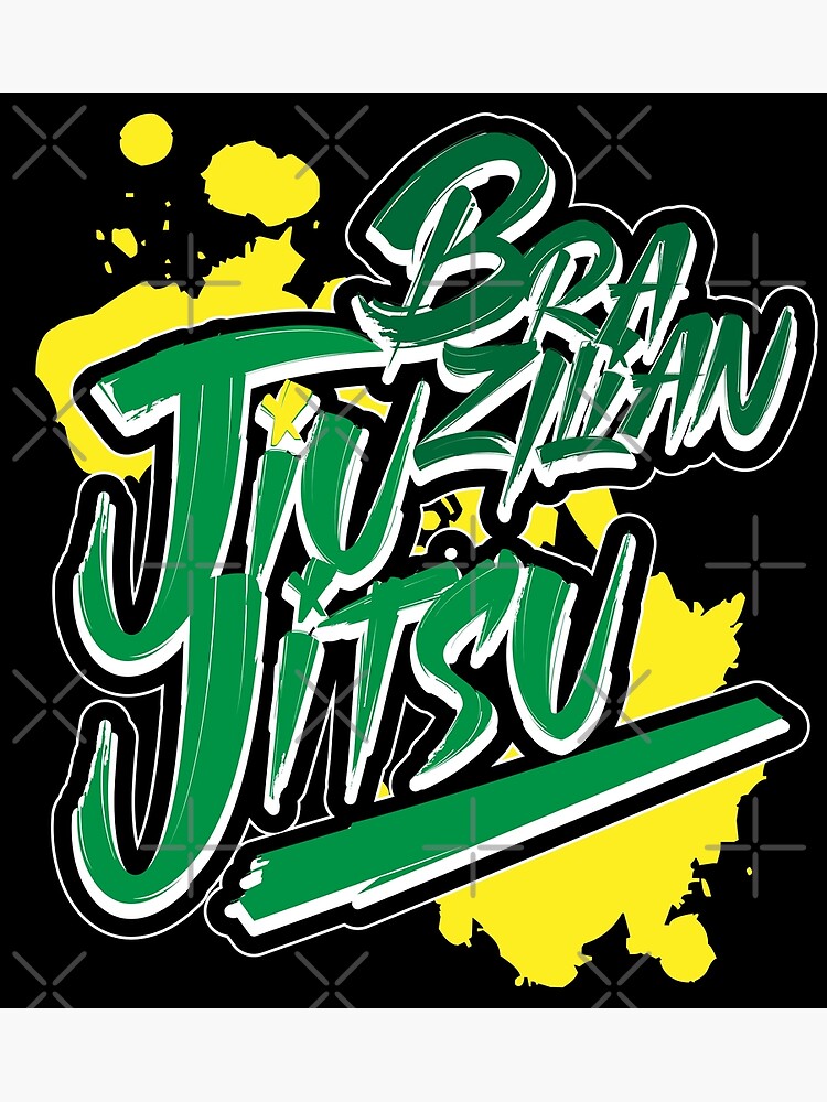 "BRAZILIAN JIU JITSU COLOR" Poster for Sale by diego75bcn Redbubble