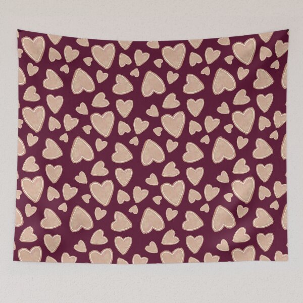 Item preview, Gingerbread Hearts Dark designed and sold by IcyArtShop.