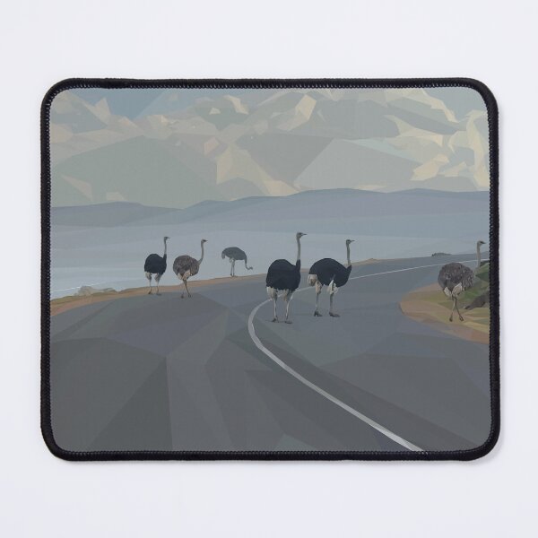 Item preview, Low Poly Ostriches  designed and sold by ErinFCampbell.