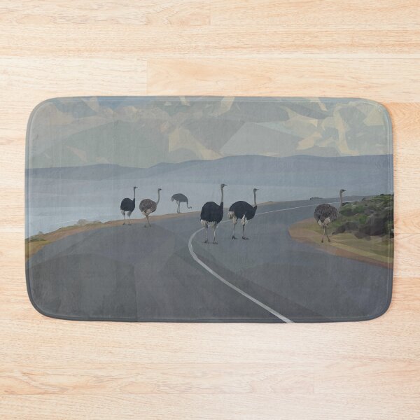 Item preview, Low Poly Ostriches  designed and sold by ErinFCampbell.