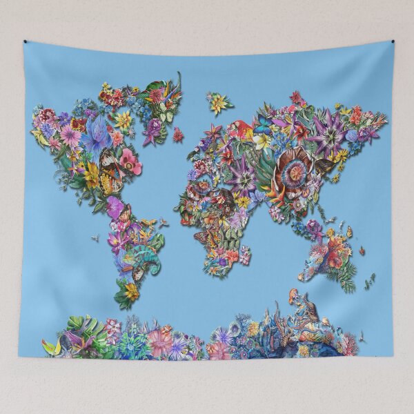 Item preview, world map designed and sold by BekimART.