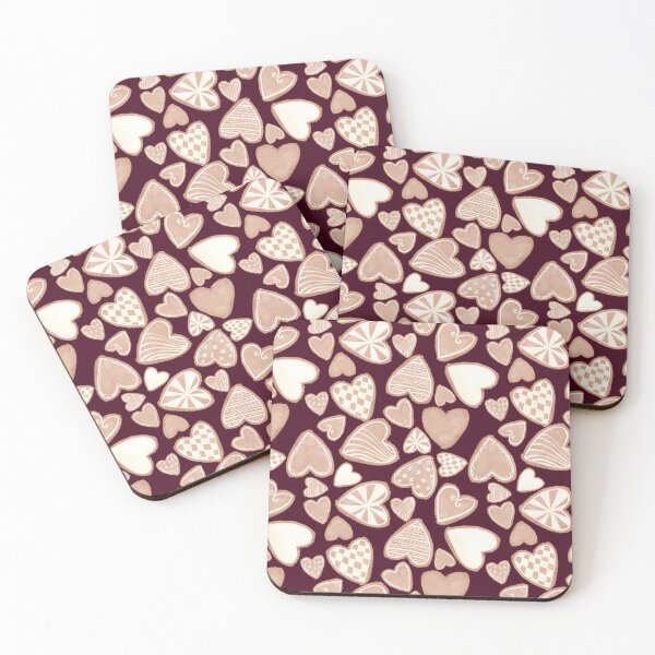 Item preview, Gingerbread Hearts Fancy Mix Dark designed and sold by IcyArtShop.