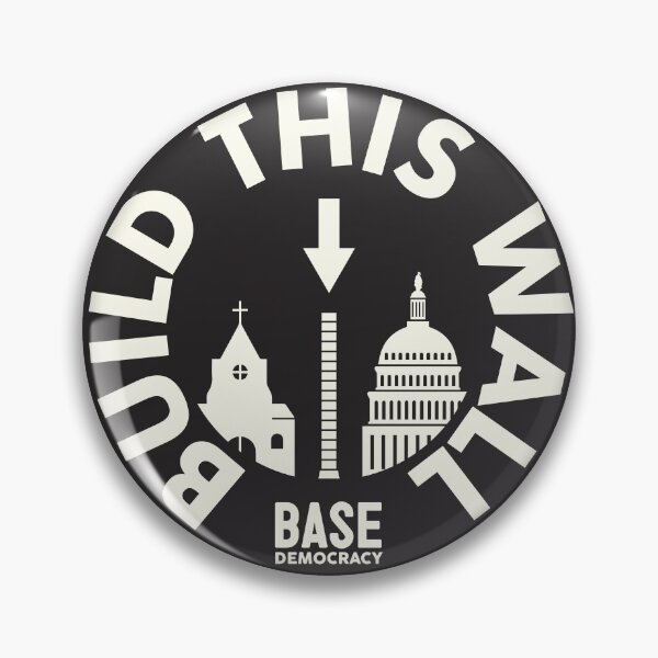 Item preview, Build This Wall - Separate Church and State designed and sold by BaseDemocracy.