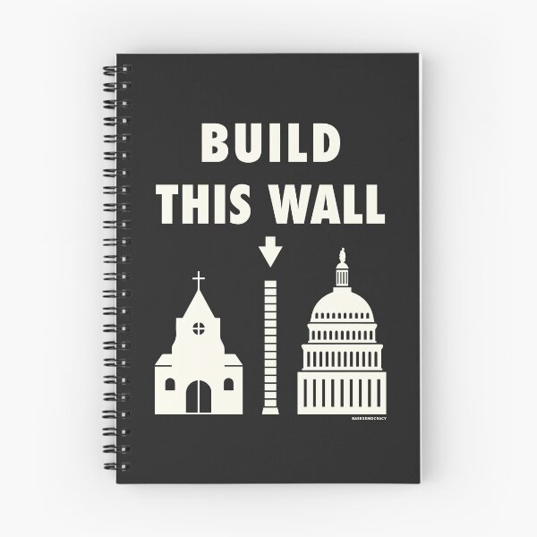 Item preview, Build This Wall - Separate Church and State designed and sold by BaseDemocracy.