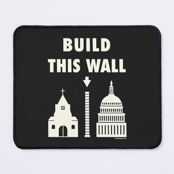 Item preview, Build This Wall - Separate Church and State designed and sold by BaseDemocracy.