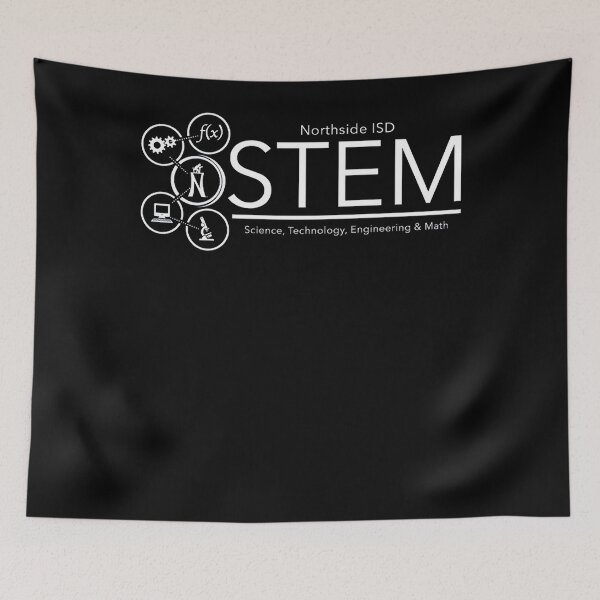 Item preview, Logotipo STEM blanco horizontal designed and sold by arlinewilliam.