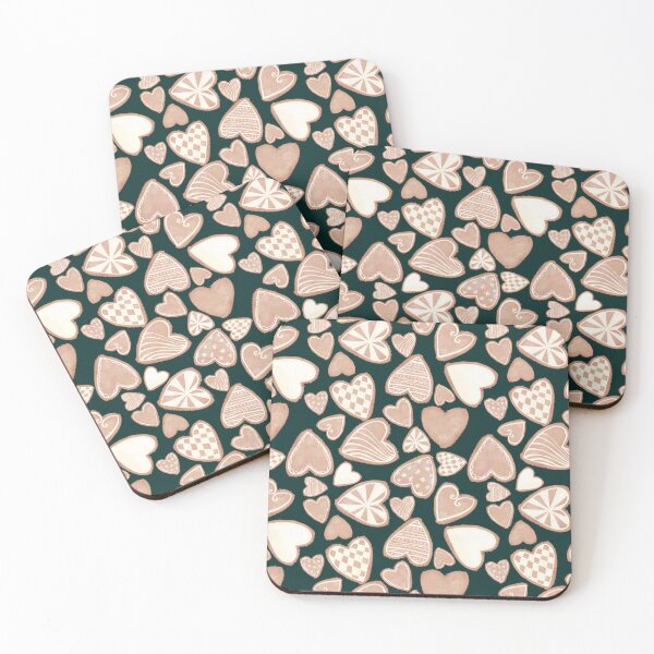 Item preview, Gingerbread Hearts Fancy Mix Dark designed and sold by IcyArtShop.