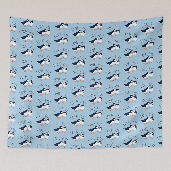 Item preview, Two Puffins "Love You" designed and sold by erinpbo.