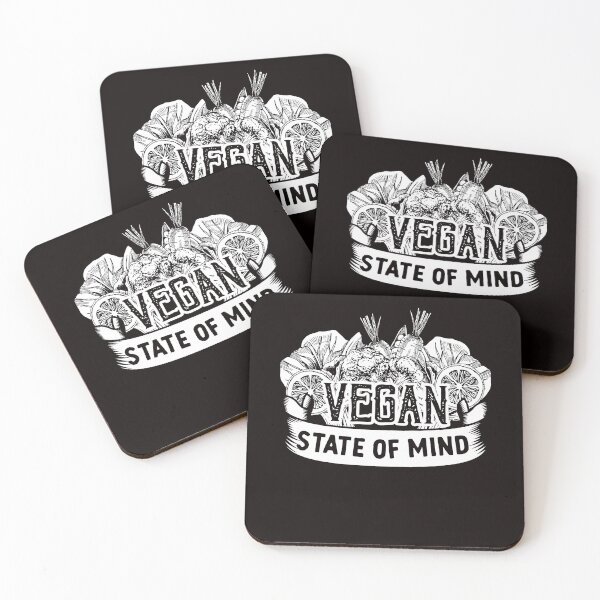 Item preview, State Of Vegetarian Mind Vegan Veganism Animal Rights Veggie designed and sold by TomGiantDesigns.