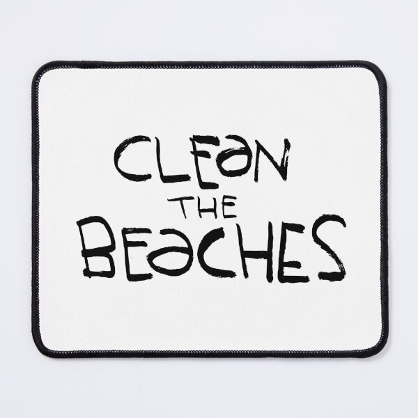 Item preview, Clean the Beaches (black text version) designed and sold by moon-detective.
