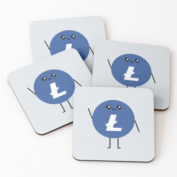 Item preview, Crypto Cute kawaii Litecoin  designed and sold by Crypmetal.