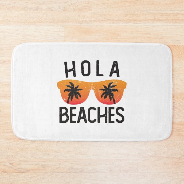 Item preview, Cute Summer Vacation Holiday White Hola Beaches Tank Top   designed and sold by ChloeArte3.
