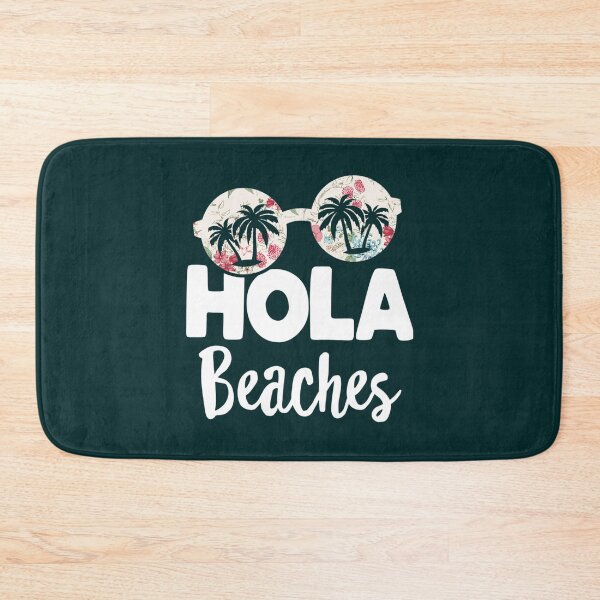 Item preview, Funny Floral Beach Summer Vacation Gift, Cute Hola Beaches   designed and sold by ChloeArte3.