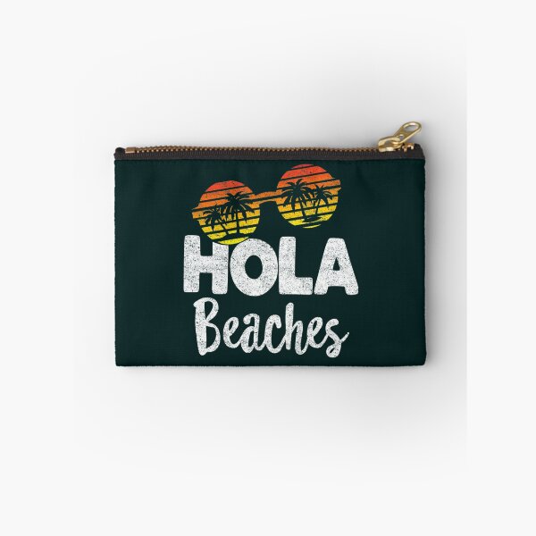 Item preview, Funny Retro Beach Summer Vacation Gift, Cute Hola Beaches    designed and sold by ChloeArte3.