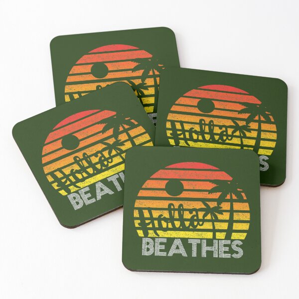 Item preview, Funny Retro Beach Summer Vacation Gift, Cute Hola Beaches   designed and sold by ChloeArte3.