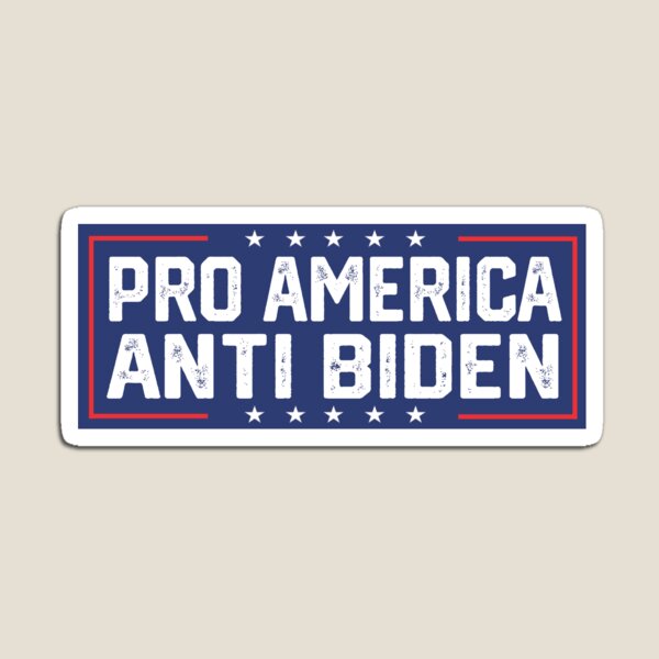 Item preview, Pro America Anti Biden Democratic Funny Anti Joe Biden Bumper designed and sold by Fleyshop.