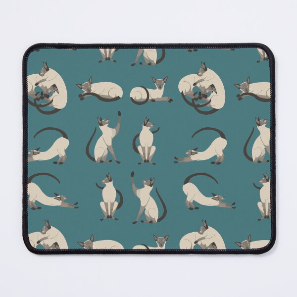 Item preview, Siamese cats repeating pattern designed and sold by erinpbo.
