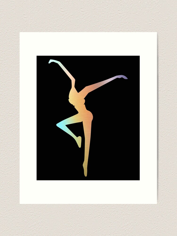 Rainbow Foil Firedancer | Art Print