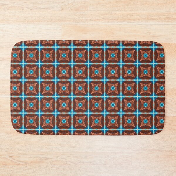 Item preview, colorful pattern inspired by African atmospheres in the colors red and blue designed and sold by Jonnekesart.