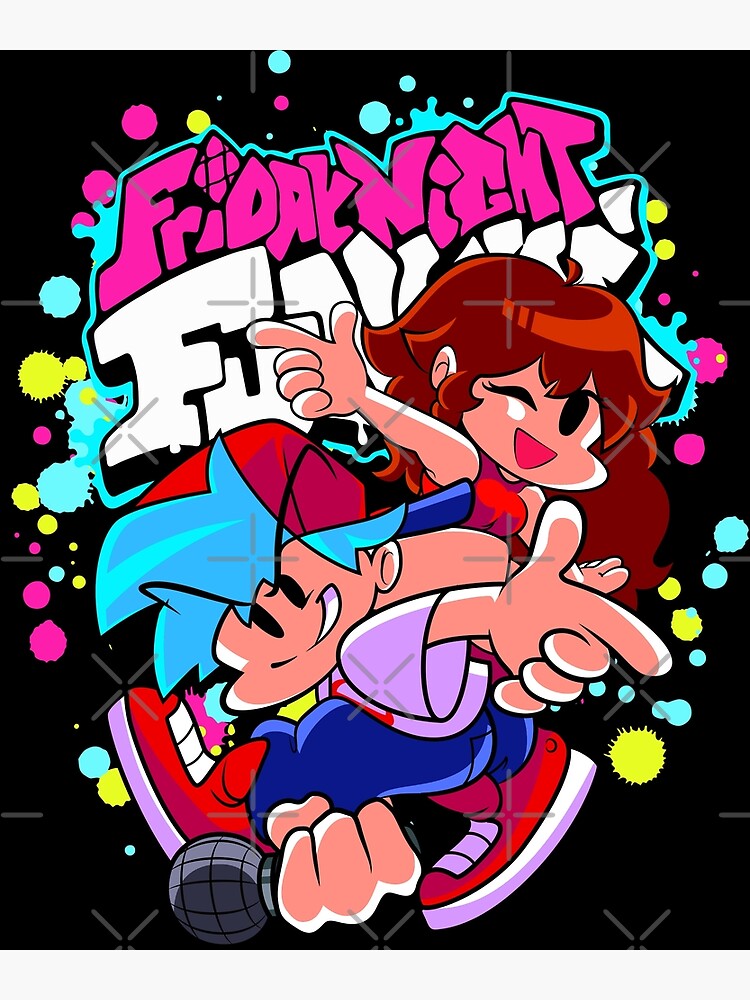 Friday Night Funkin Friday Night Funkin Fnf Boyfriend Girlfriend Poster by  Khuong Ca Tran - Fine Art America