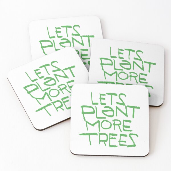 Item preview, Let's Plant More Trees (green text version) designed and sold by moon-detective.