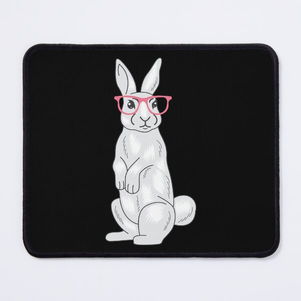 Item preview, Cute Bunny Rabbit Pink Glasses Hipster Easter Gift designed and sold by haselshirt.