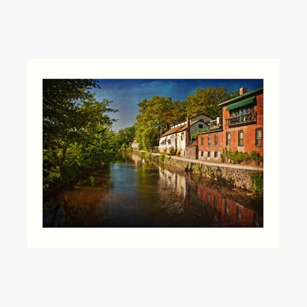 Canal along the Porkyard Art Print