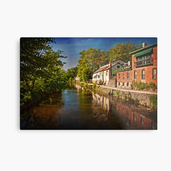 Canal along the Porkyard Metal Print