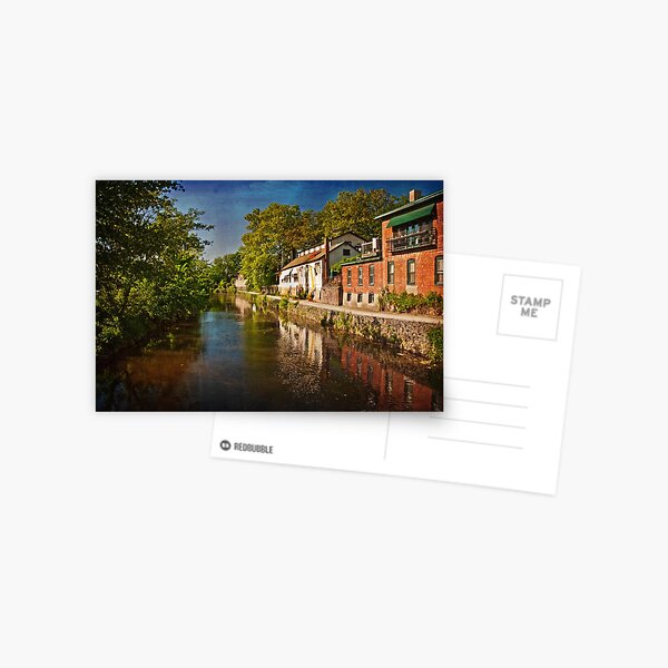 Canal along the Porkyard Postcard