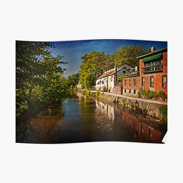 Canal along the Porkyard Poster
