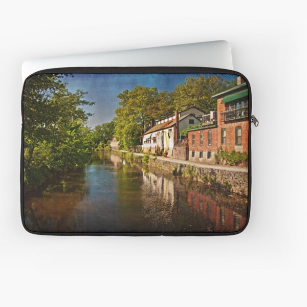 Canal along the Porkyard Laptop Sleeve