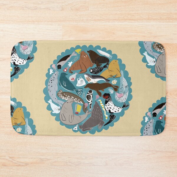 Item preview, Seal mandala designed and sold by belettelepink.