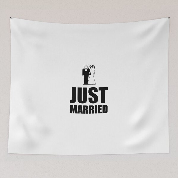 Item preview, Just Married Wedding Bride Groom designed and sold by TheBestStore.