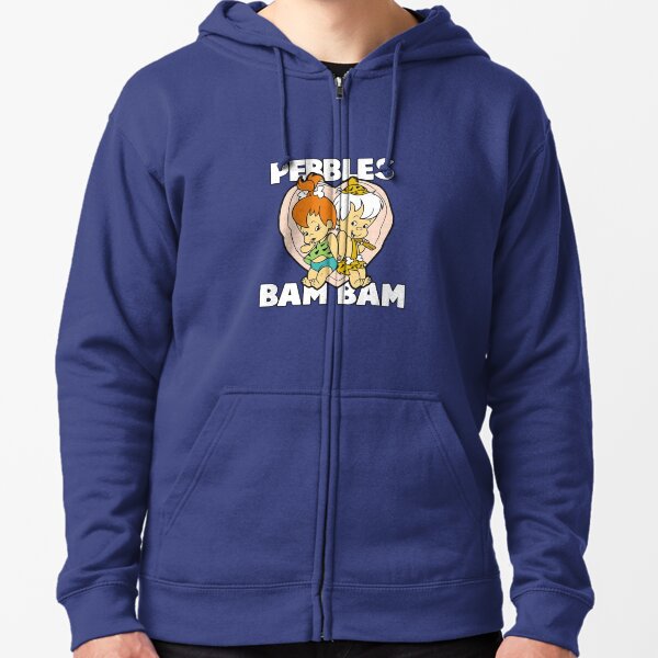 Pebbles and Bamm-Bamm Show - Flintstones Zipped Hoodie