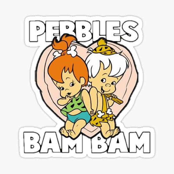 Pebbles and Bamm-Bamm Show - Flintstones Sticker