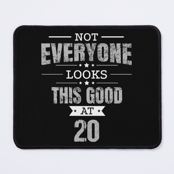 Item preview, 20th Birthday Gift Retro Twenty 20 Years Looks This Good Grey designed and sold by haselshirt.